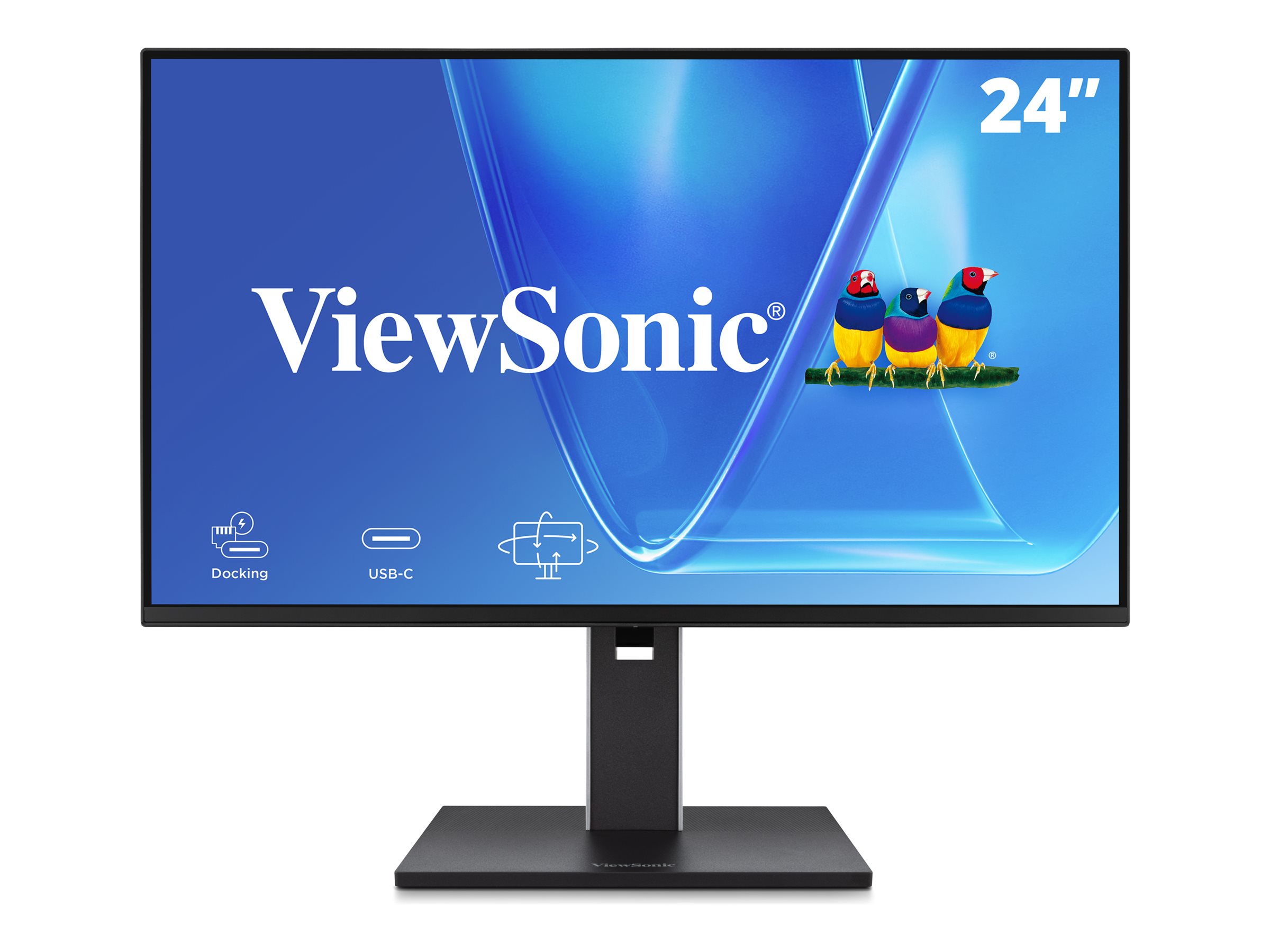 24IN IPS ERGONOMIC DOCKING MONITOR WITH 1080P 100W USB-C RJ45