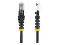 StarTech.com Cat5e Ethernet Cable - 6 ft - Black - Patch Cable - Molded Cat5e Cable - Short Network Cable - Ethernet Cord - C