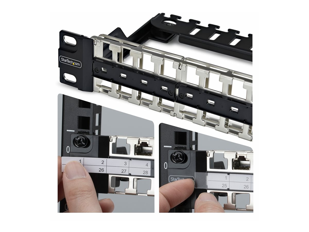 48 Port 1U Blank Keystone Patch Panel – foto 5
