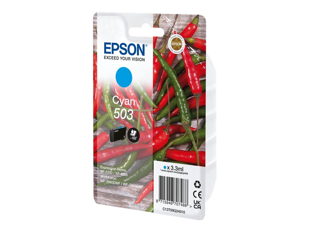 Epson 503 Singlepack - azurová - originální - inkoustová cartridge – foto 2