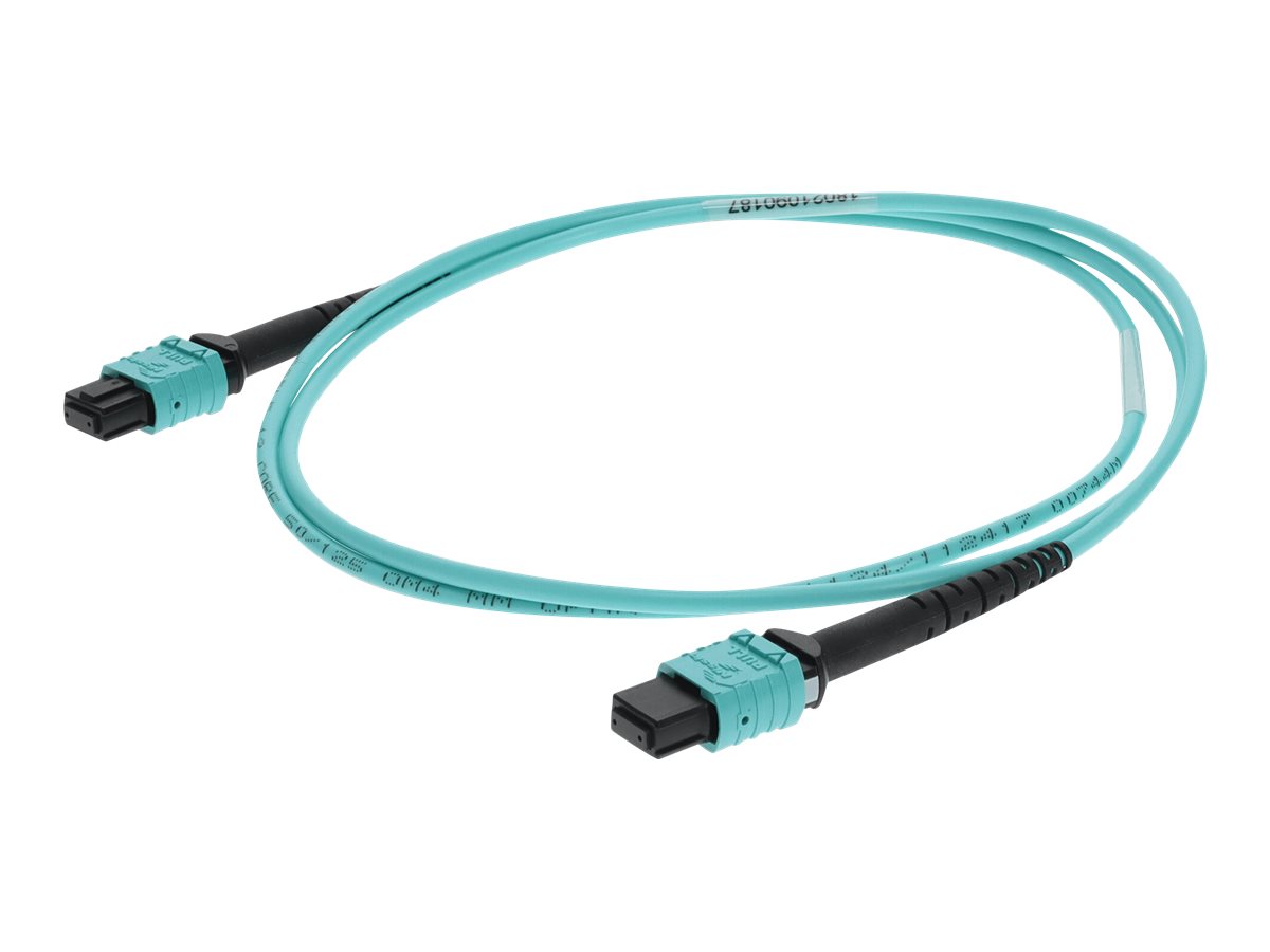 AddOn 5m MPO OM4 Aqua Patch Cable
