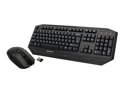Kaliber Gaming by IOGEAR GKM602R Keyboard and mouse set wireless 2.4 GHz 