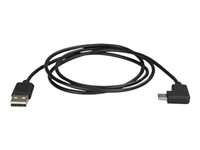 StarTech USB to USB C Cable - 1m / 3 ft - Right Angle USB Cable - USB A to USB C Cable - USB 2.0 Cable - USB Type C Cable (US