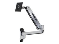 Ergotron LX - Kit de montage (bras position assise-debout, extension, base, adaptateur VESA) - pour Écran LCD - capacité 3,2 