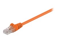MicroConnect CAT 5e Ikke afskærmet parsnoet (UTP) 25cm Netværkskabel Orange