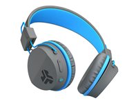 JLab Audio JBuddies Studio Headphones with mic on-ear wired 3.5 mm jack gray, 