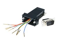 StarTech.com DB9 to RJ45 Modular Adapter - M/F - Serial adapter - DB-9 (M) to RJ-45 (F) - GC98MF - serial adapter