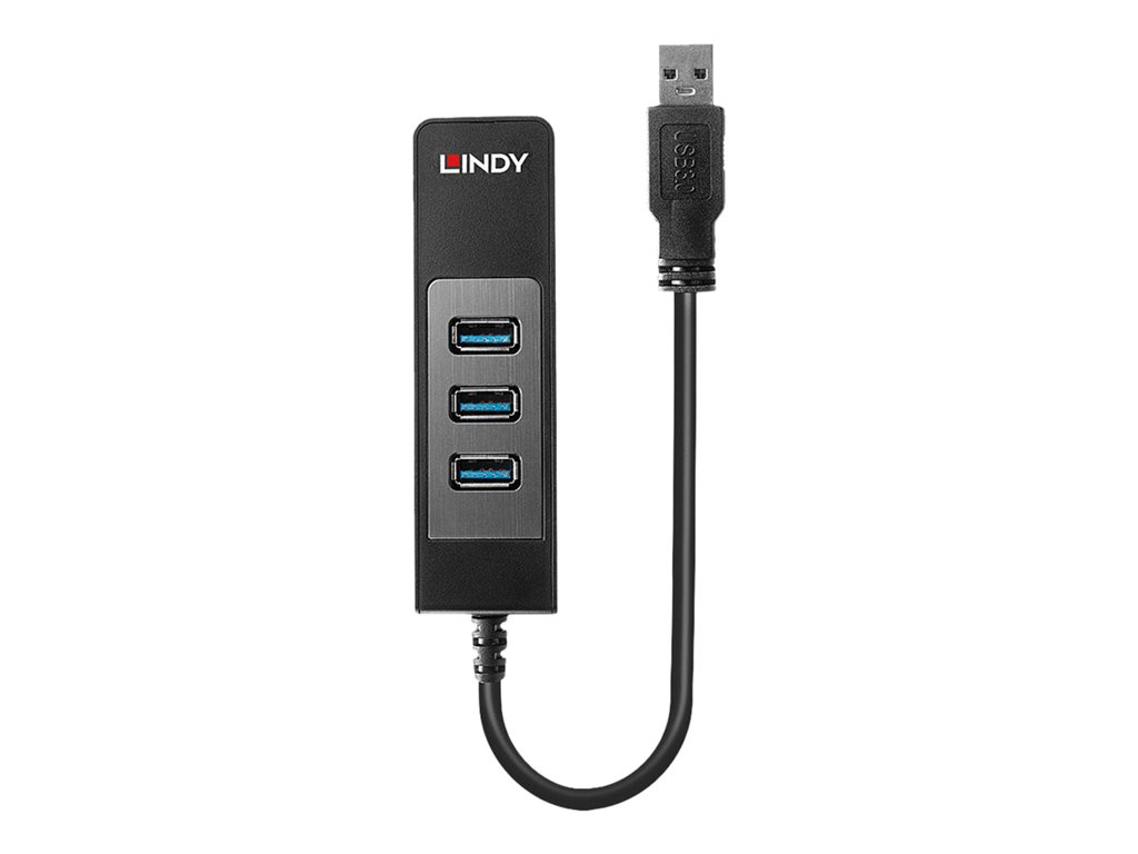 LINDY USB 3.1 Hub/Gigabit Ether. Adapter