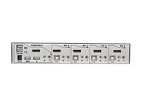 Switch KVM DisplayPort 1.2, USB 2.0 & audio, 4 ports