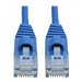 Tripp Lite Cat6a 10G Snagless Molded Slim UTP Network Patch Cable (RJ45 M/M), Blue, 5 ft.