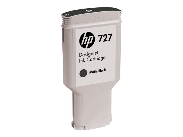 HP 727 - 300 ml - High Capacity - matte black - original - DesignJet - ink cartridge - for DesignJet T1500, T1530, T2500, T2530, T920, T930