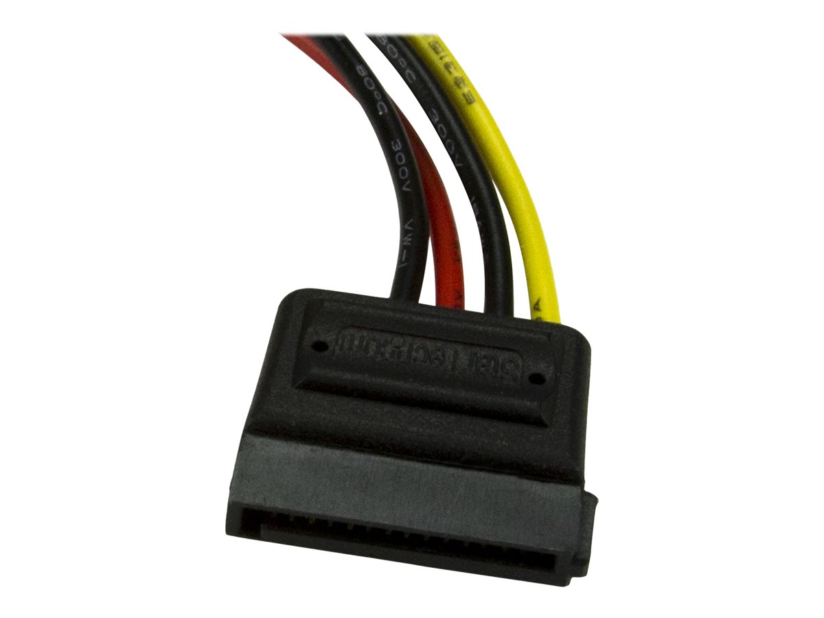 StarTech.com 6in 4 Pin LP4 to SATA Power Cable Adapter - LP4 to SATA - 6in LP4 to SATA Cable - 4 pin to SATA power - elektrický kabel - SATA napájení do 4 pinové interní napájení - 0.2 m – foto 2