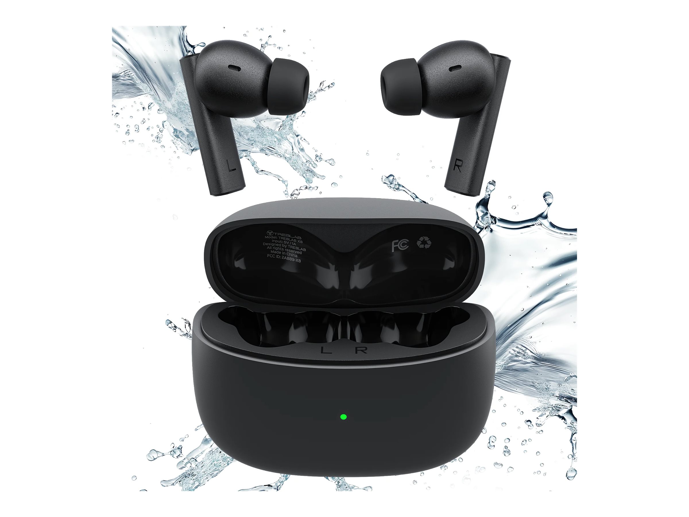 TREBLAB X8 - True wireless earphones with mic