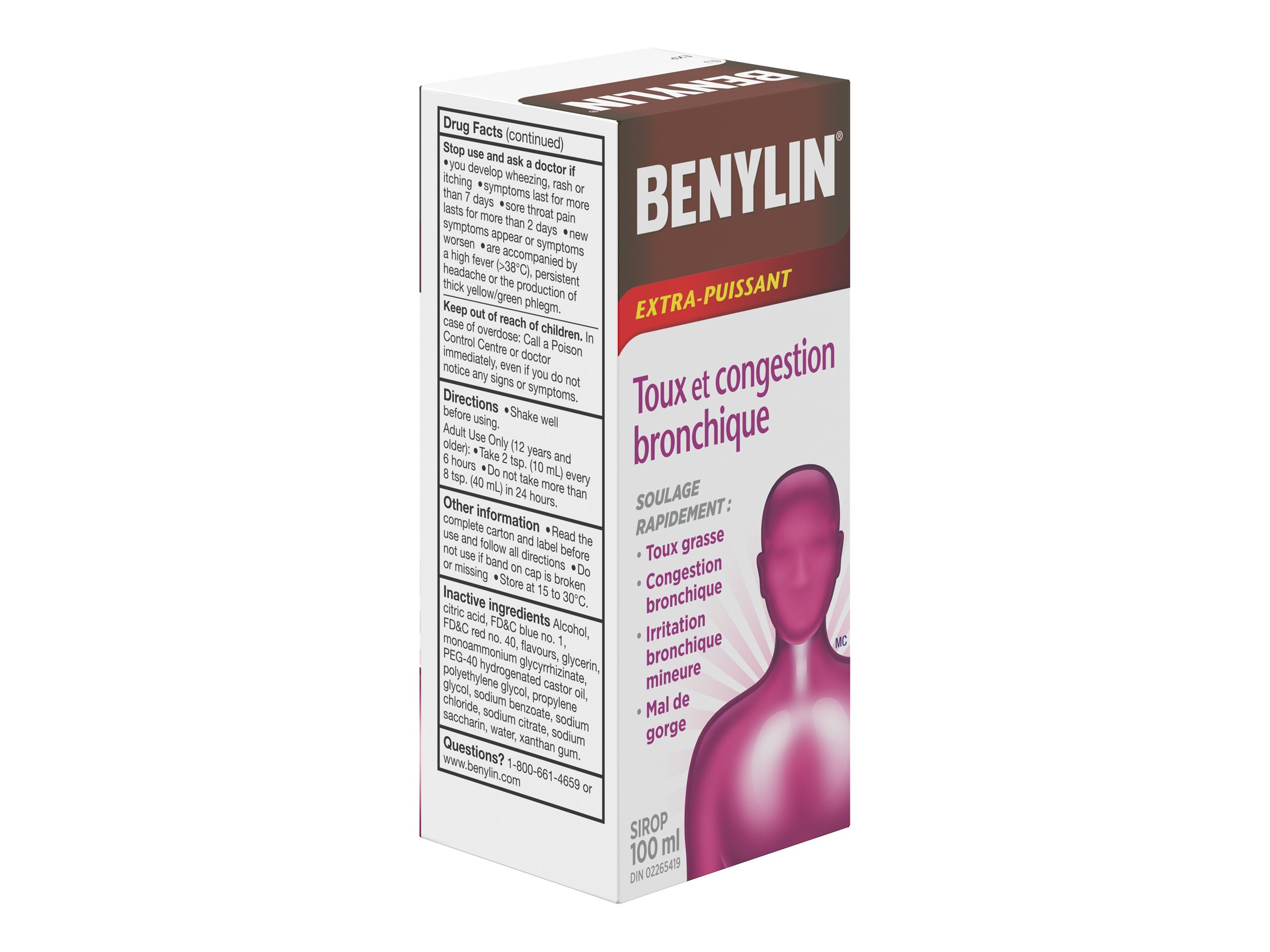 Benylin Extra Strength Cough & Chest Congestion Syrup - 100ml