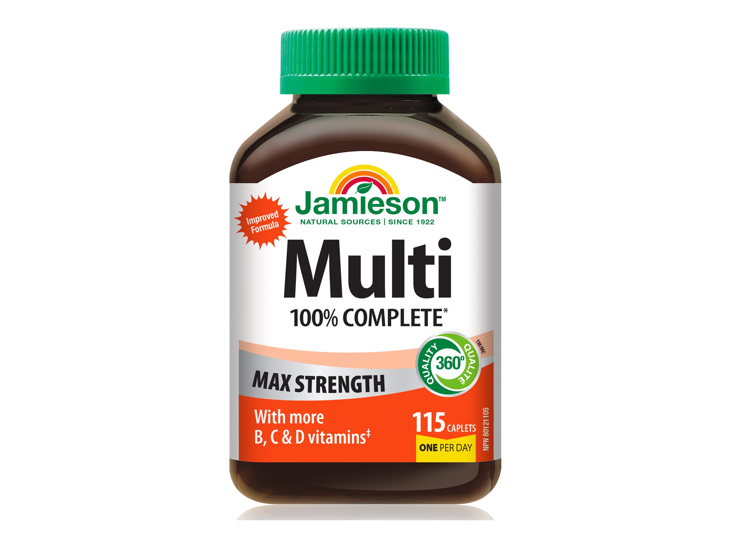 Jamieson Multi 100% Complete Max Strength Caplets - 115's