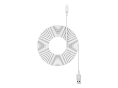 1M  USB-A TO LIGHTNING WHITECABLE