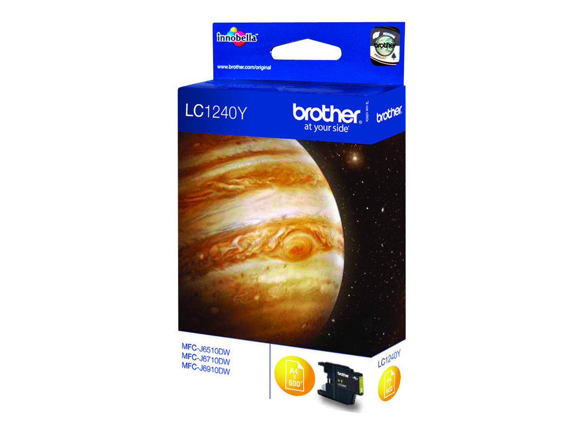 Brother Lc1240y Yellow Original Ink Cartridge