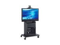 AVTEQ RPS Series 800S Cart for video conferencing system steel, tempered glass, tinted glass 