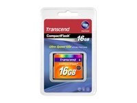 Transcend - flash memory card - 16 GB - CompactFlash