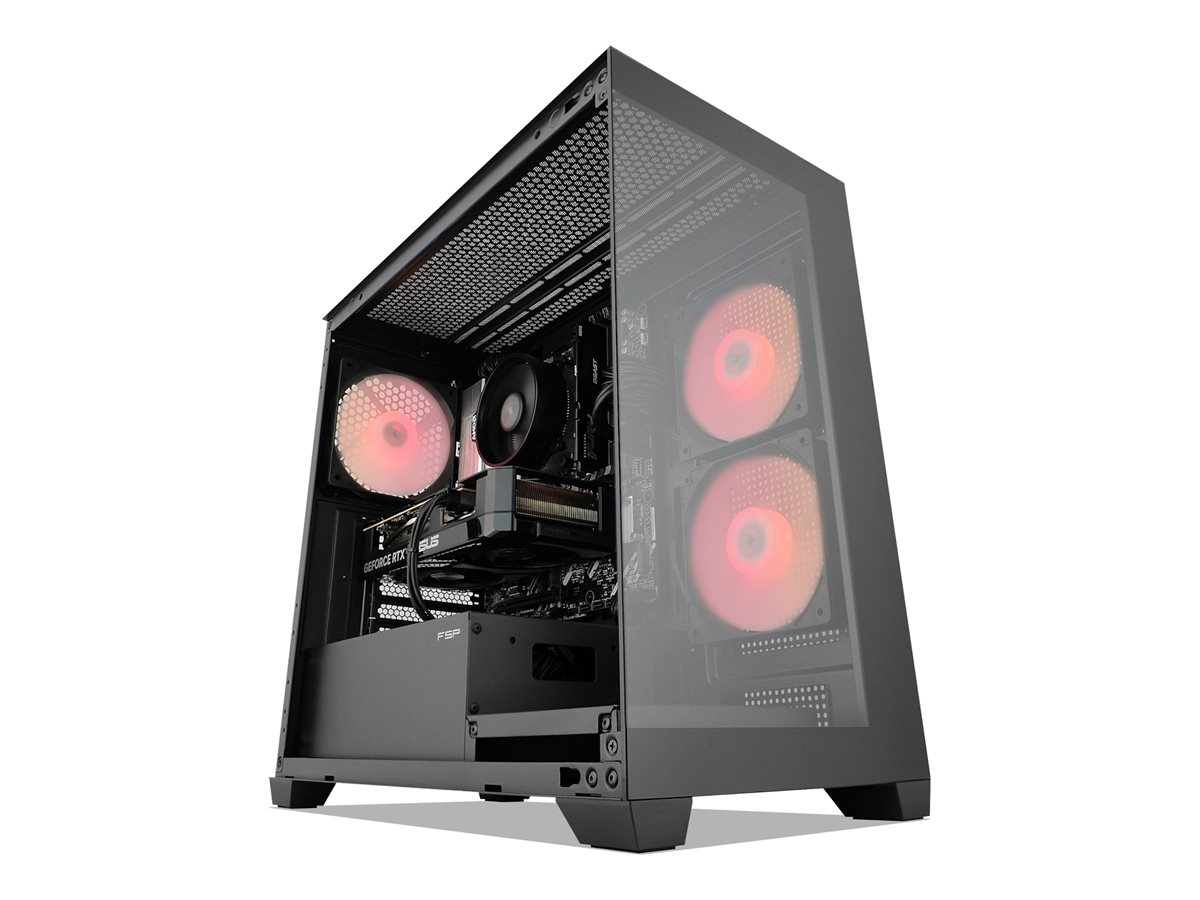 GGPC mid tower Ryzen 5 7500F 3.7 GHz 16 GB SSD 500 Product shot Left-angle 79750