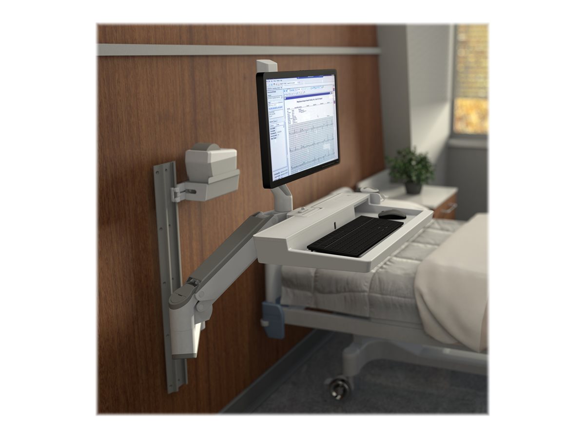 Ergotron CareFit Combo Arm montážní sada - modulární - pro LCD displej / klávesnice / myš - bílá – foto 7