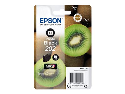 EPSON Singlepack Photo Black 202 Kiwi - C13T02F14010