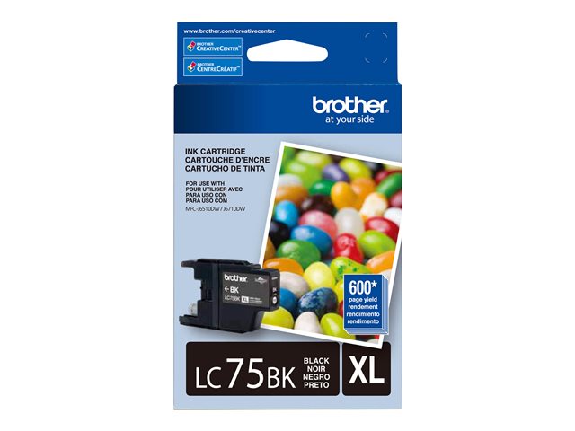 Cartouche D'encre Compatible BROTHER LC75XXL LC79XXL LC1240XXL LC1280XL - Noir - Neuf