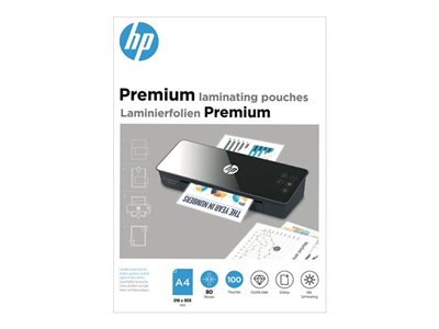 HP Laminierfolien Premium A4  80 Micron 100x