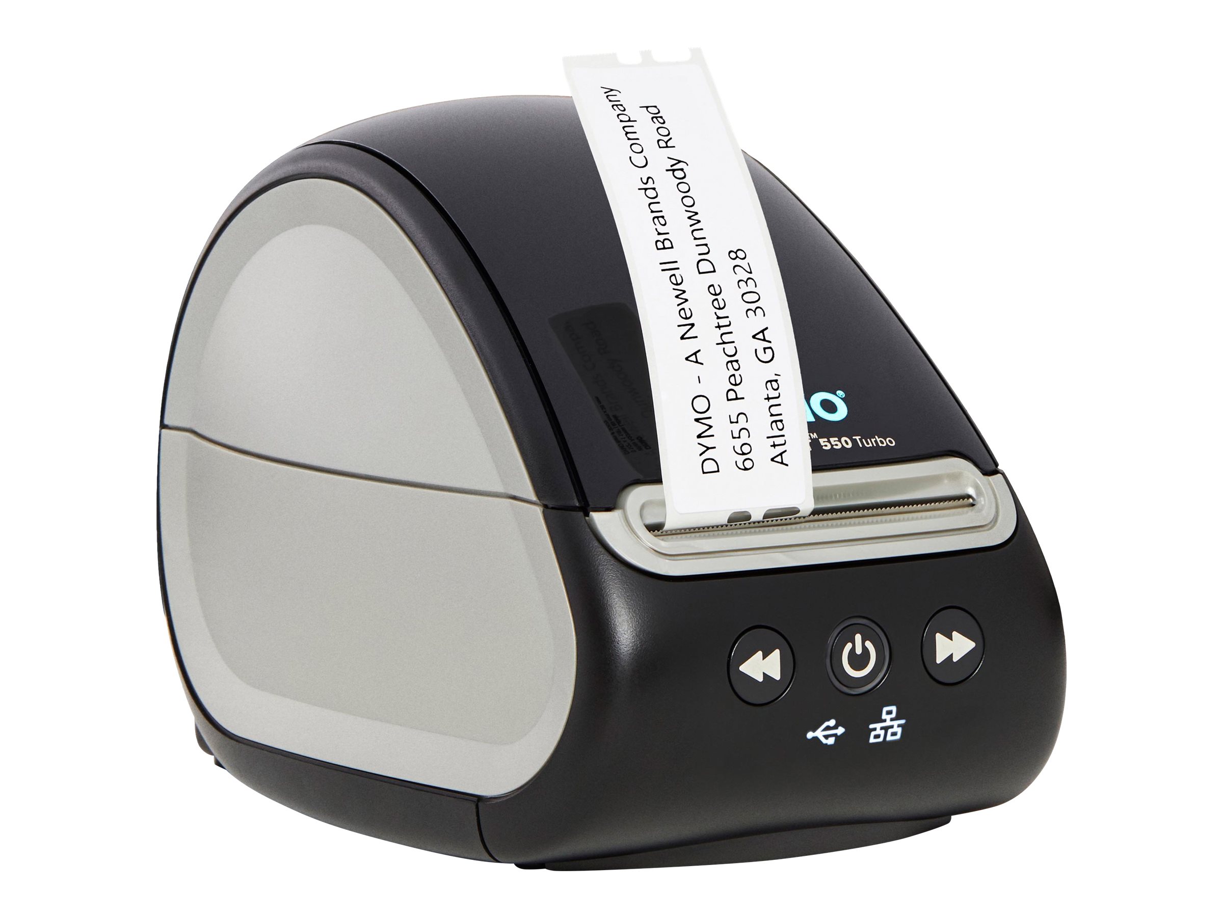 DYMO LabelWriter 550 Turbo label printer B/W direct Product shot Right-angle 80000