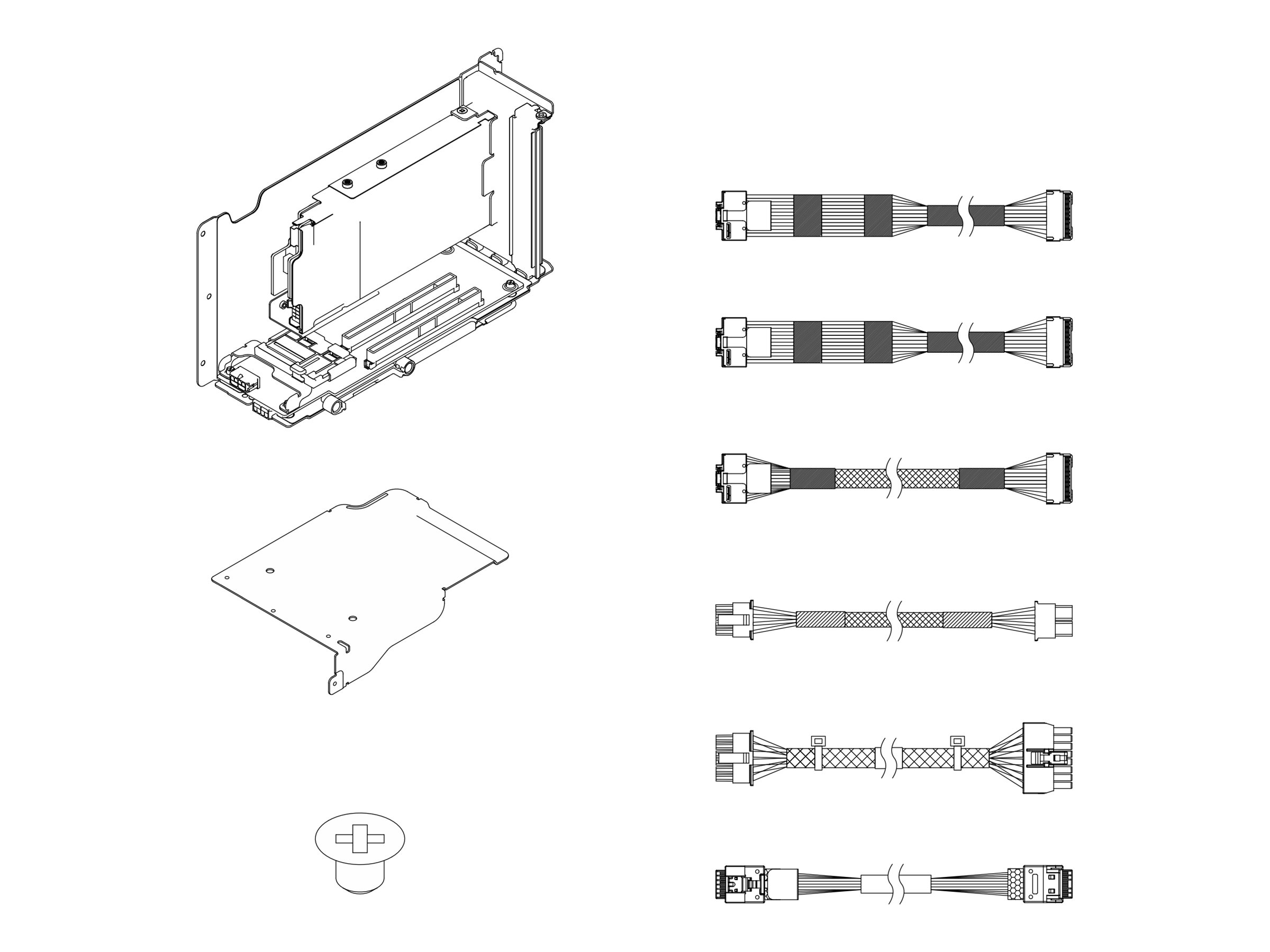 Lenovo - Server riser kit