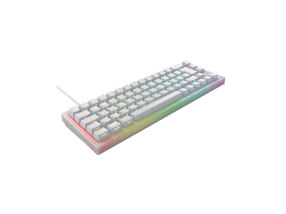 CHERRY XTRFY K5V2 - klávesnice - 65% compact - QWERTY - americká - bílá Vstupní zařízení – foto 2