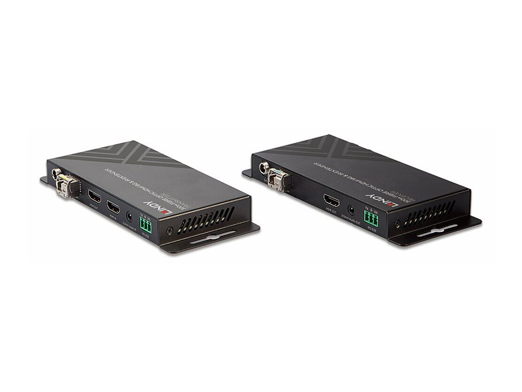Kit Extender Fibre Optique HDMI 4K60, IR, RS232 & Audio, 300m/1000m