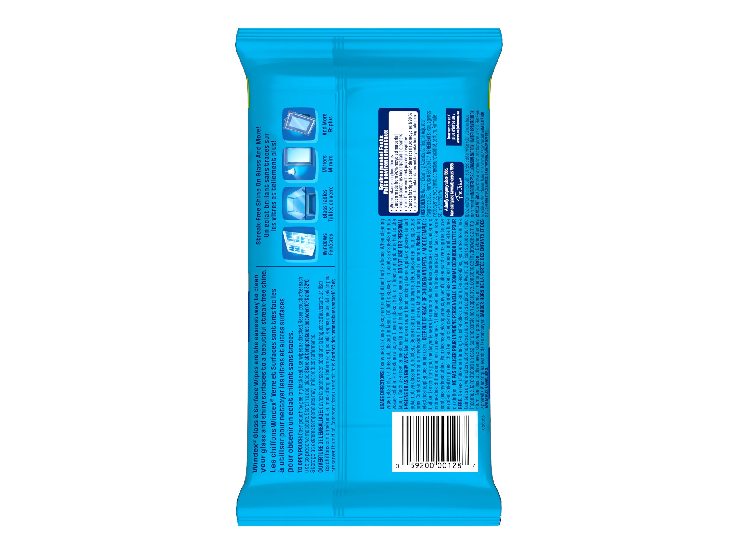 Windex Original Glass Wipes - 28s