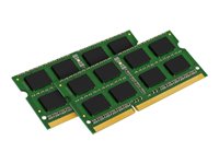 Kingston ValueRAM DDR3 kit 16 GB: 2 x 8 GB SO-DIMM 204-pin 1600 MHz / PC3-12800 CL11 