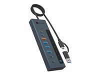 ICY BOX IB-HUB1743-CPD Hub 9 porte USB