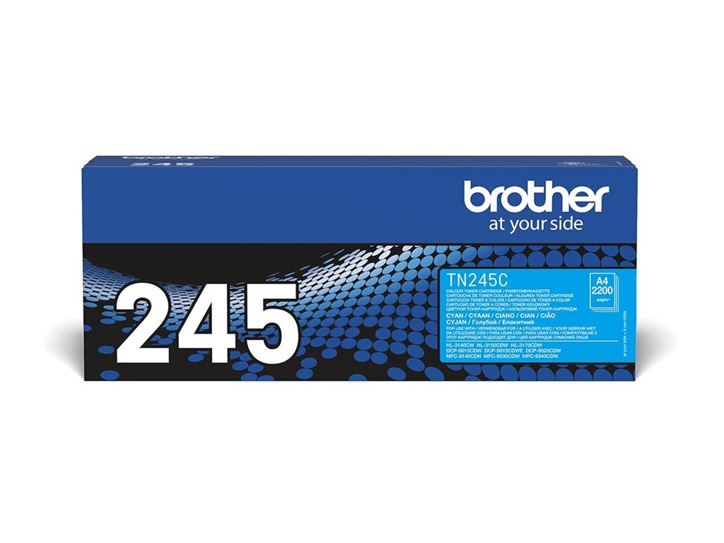 Brother Tn245c High Yield Cyan Original Toner Cartridge