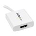StarTech Mini DisplayPort to HDMI Active Adapter Mini DP to HDMI White