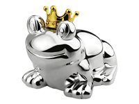 Zilverstad Savings Box Frog King silver tarnish resistant 6144261