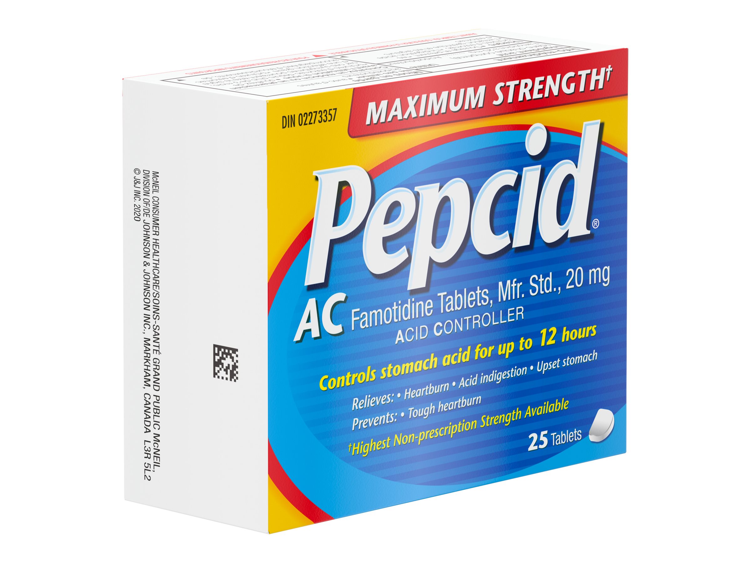 Pepcid AC Acid Controller Maximum Strength Tablets - 25's