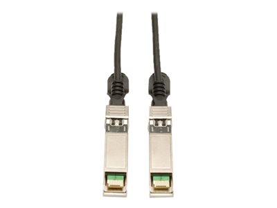 Tripp Lite 7M SFP+ 10Gbase-CU Twinax Passive Copper Cable SFP-H10GB-CU7M Compatible Black 23ft 23'