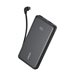 Zolo A110D power bank - built-in USB-C cable, CCC 