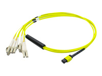 AddOn - Cordon de raccordement - mode unique LC (M) pour MPO monomode (F) - 1 m 