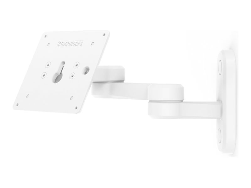 Compulocks Swing Wall Mount VESA Arm For Tablets White