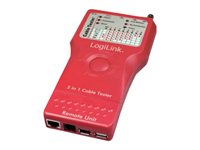 LogiLink 5 in 1 Cable Tester Netværkstestersæt Kobber