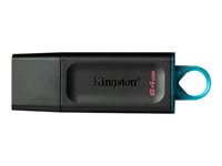 KINGSTON 64Go USB3.2 Gen1 DT Bk+Teal