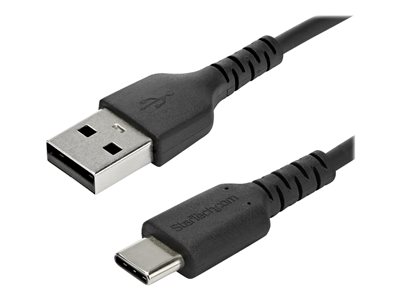StarTech.com 1m USB A to USB C Charging Cable, Durable Fast Charge & Sync USB 2.0 to USB Type C Dat