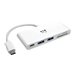 Eaton Tripp Lite series 2-Port USB-C to USB-A Hub Micro SD & SD/MMC Reader & USB Charging