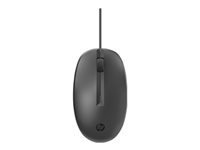 HP 125 - Mouse - wired - USB - black (pack of 120) - for HP 34; Elite Mobile Thin Client mt645 G7; Pro 290 G9; Pro Mobile Thin Client mt440 G3