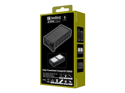 SANDBERG Solar Powerbank CampLED 20000