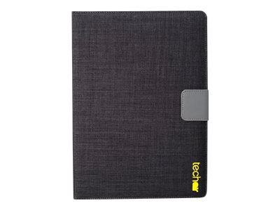 Tech air Universal - Flip cover for tablet - textured polyester - black - 10.1"